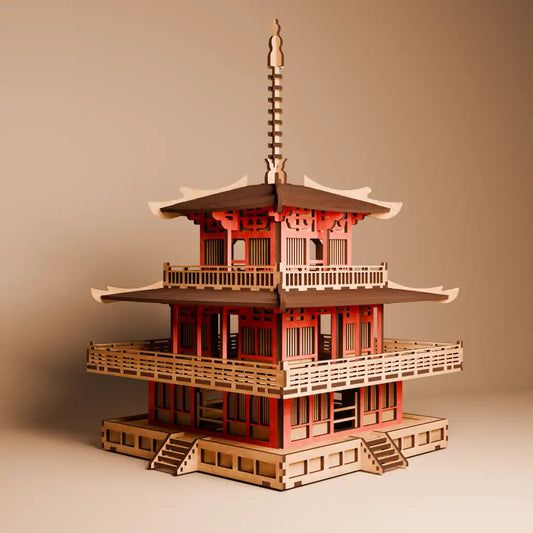 3-Storied Japanese Pagoda