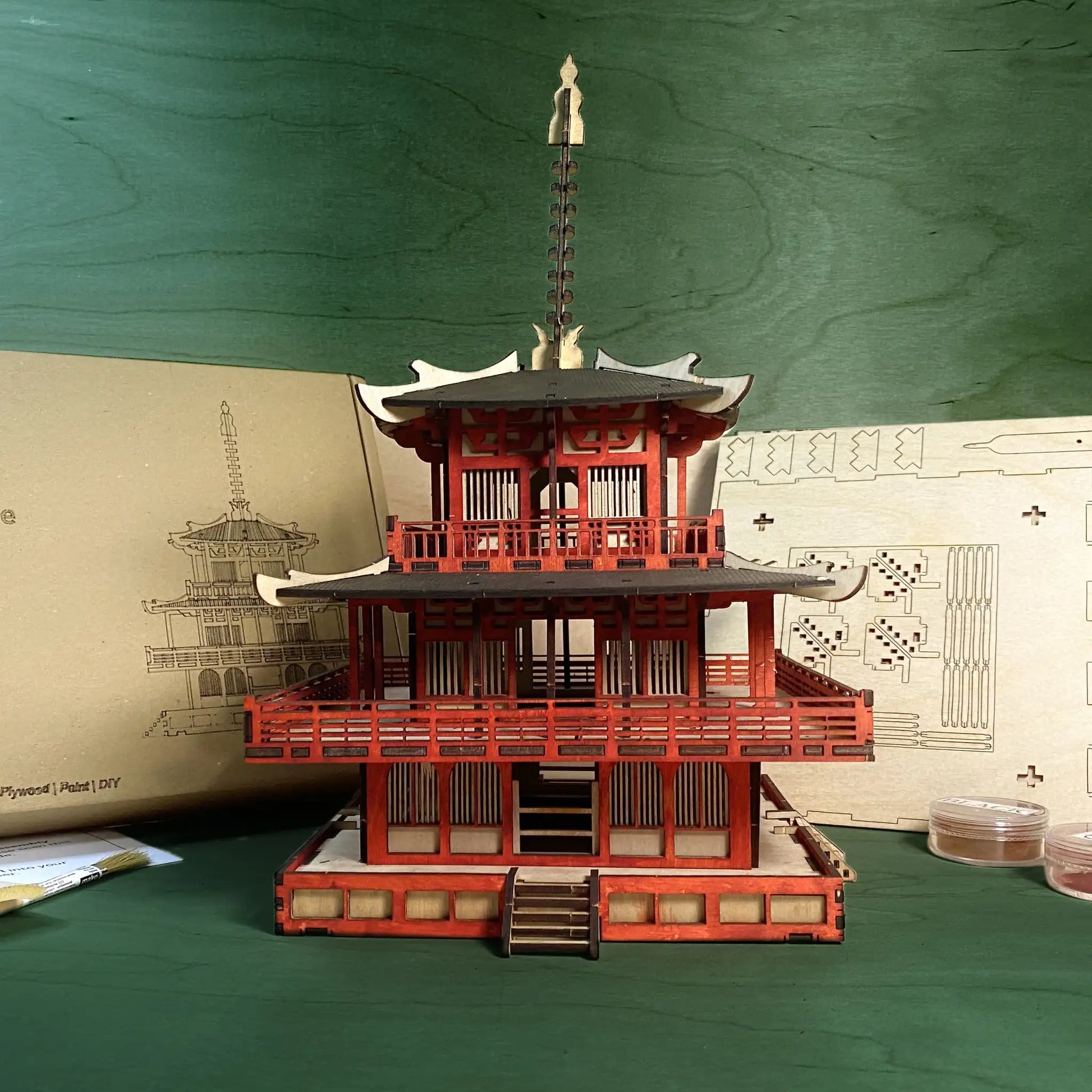 3-Storied Japanese Pagoda