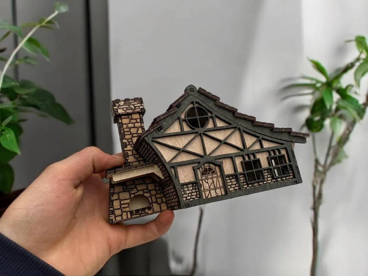 Medieval House (House-Box) Plywood Kit